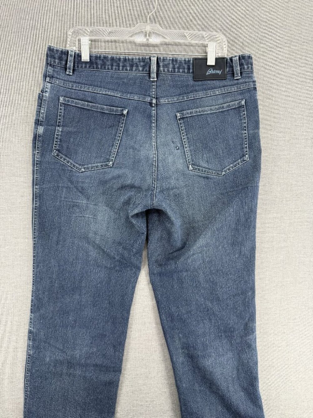 Brioni Marmolada Jeans Mens 38R 29" Straight Denim Pants Blue Denim Luxury